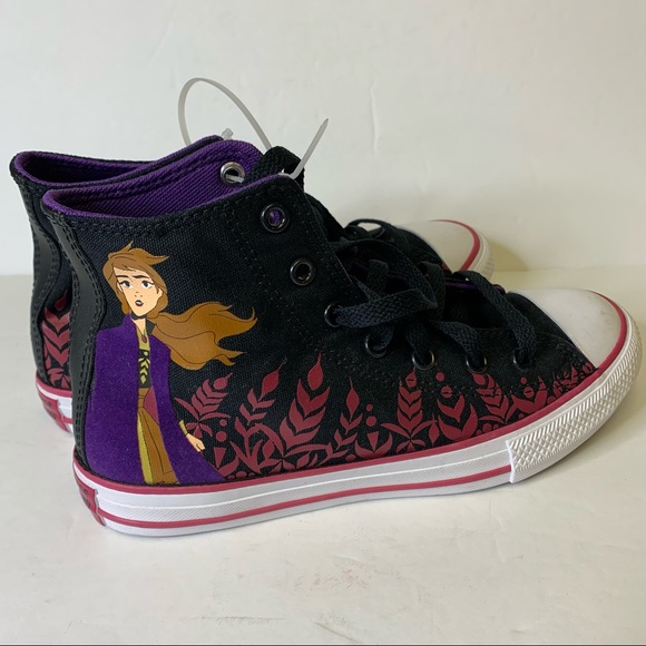 NWT Converse X Disney Frozen 2 Anna High Sneakers - Picture 8 of 12